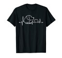 ラブラドール ハートビート 犬種 愛犬 プレゼント Tシャツ