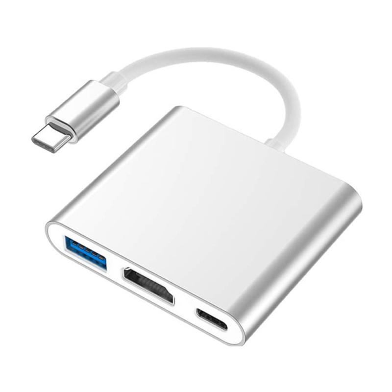 USB Type-C HDMI変換 アダプターdigital av multiportタイプc JastBang 4K対応 100W PD充電+USB 3.0ポート Switch/iPhone 15/MacBook Pro/Air/iPad Pro/Ga