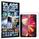 【ブルーライトカット 93%】RISE ガラスフィルム フィルム iPad Pro 11 2022 第4世代 M2/iPad Air 第5世代 Air5 202...