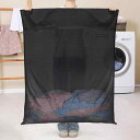 OTraki 洗濯ネット 大きい 布団用 ランドリーネット 特大 90×110cm 黒 布団カバー 角型 細かい網目 高耐久性のファスナー付き 洗濯あみネット ...