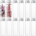 SUNNYCLUE 1箱16個 50ml 銀色 小瓶 ガラス ミニボトル 可愛い ミニボトル シルバー 蓋付き ガラス小瓶 密閉 ミニチュアボトル 粉末 ガラス...