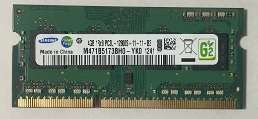 サムスン純正 PC3-12800(DDR3-1600) SO-DIMM 4GB ノートPC用メモリ DDR3L対応モデル (電圧1.35V & 1.5V 両対応) サムスン純正 PC3-12800(DDR3-1600) SO-DIMM 4GB ノートPC用メモリ DDR3L対応モデル (電圧1.35V & 1.5V 両対応)