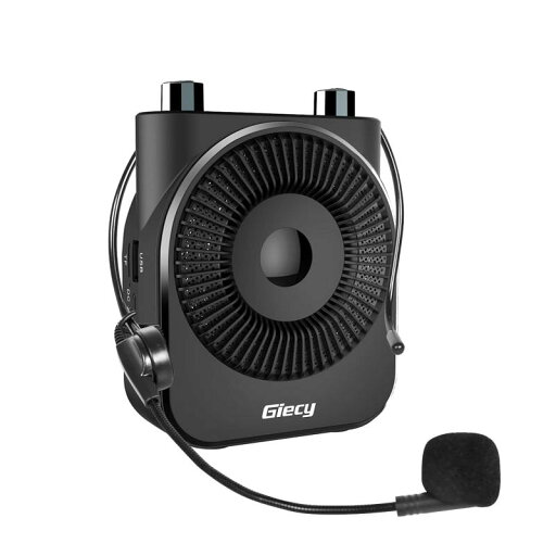 Giecy 拡声器 ポータブル、小型ハンズフリーメガホン 15W2600mah充電式バッテリー マイク付き ポータブルボイスアンプPAシステム、教師、ツアーガイド、ホスト、会議、学校活動、セミナー、 Giecy 拡声器 ポータブル、小型ハンズフリーメガホン 15W2600mah充電式バッテリー マイク付き ポータブルボイスアンプPAシステム、教師、ツアーガイド、ホスト、会議、学校活動、セミナー、