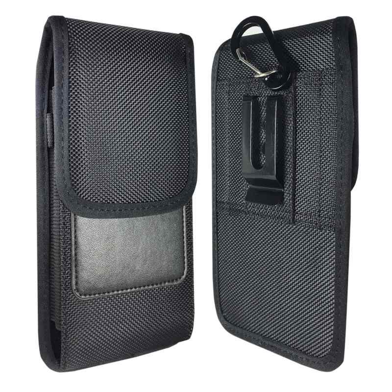 QBeau スマホ ベルトポーチ メンズ マグネット開閉 作業用 iPhone 14/13/12/Pro Max, 6/6s/7/8/Plus, Galaxy ...