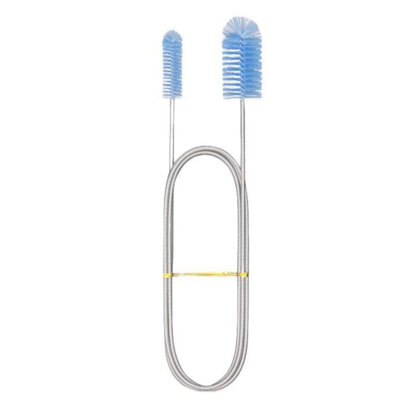 XIANFQNKJ パイプブラシ 排水管 掃除 ワイヤー 排水溝 つまり 自由に曲がる ダブルエンドブラシ ファイ..