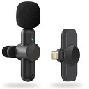 BILIWAL 【360°集音ピンマイク】type-C ピンマイク ワイヤレスiPhone 16/15シリーズ対応 Android用 Type-C 瞬時接続 ノイズ軽減 プラグ&プレイ APP不要 Bluetooth不要 7時間連続使用 クリップ式 Vl(2)
