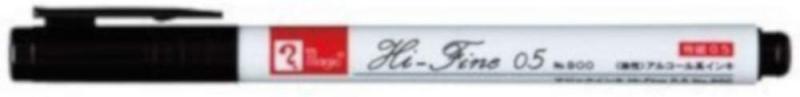 寺西化学 マジックインキ Hi-Fine 0.5 No.900 パック黒