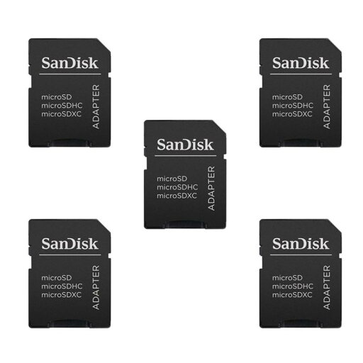 5個パック - Sandisk MicroSD MicroSDHC - SD SDHCアダプター最大32GBのメモリカードで動作します(バルクパッケージ)。 5個パック - Sandisk MicroSD MicroSDHC - SD SDHCアダプター最大32GBのメモリカードで動作します(バルクパッケージ)。