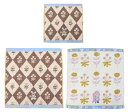 丸眞 カレルチャペック ハンカチタオル&ハンドタオル 3種セット(ジャガード ホワイトラビット・ホワイトラビット・紅茶店)(3)