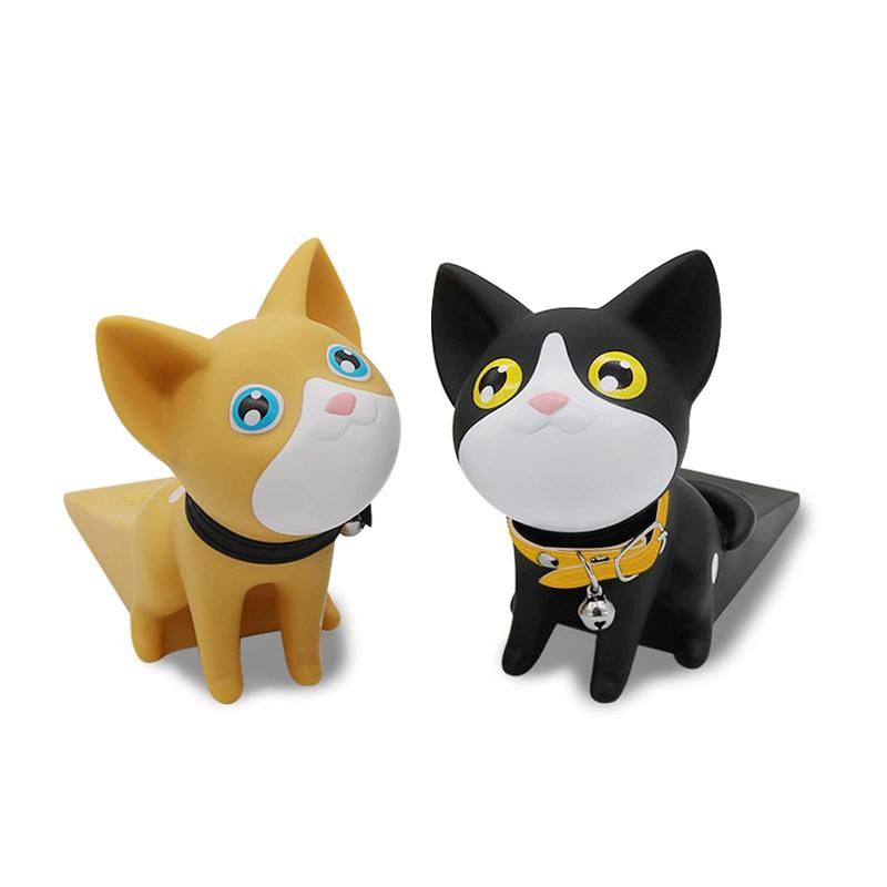 Yemax ドアストッパー 玄関 室内 かわいい猫の形 ストッパー 扉 ドア止め ドアストッパー ポルテ オフィス 家庭 滑り止め 扉開放用