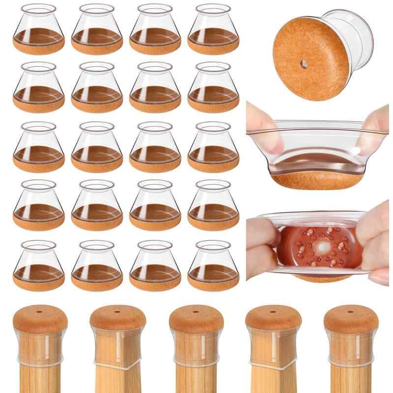 椅子脚カバー 椅子の足キャップ イス脚カバー シリコン 家具 足 傷防止 防音 滑り止め 細い