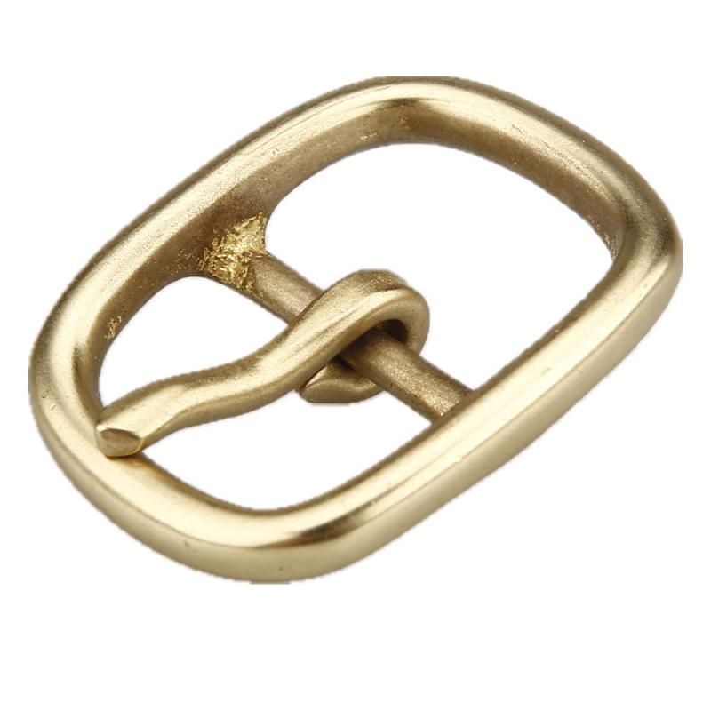 kokungkuan ベルトバックル メンズレディース 真鍮ブラス 巾30mm ゴールド レザークラフト用金具