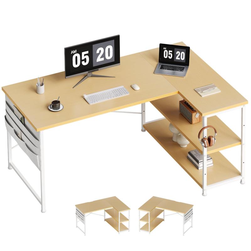 YeTom l字デスク ゲーミングデスク デ