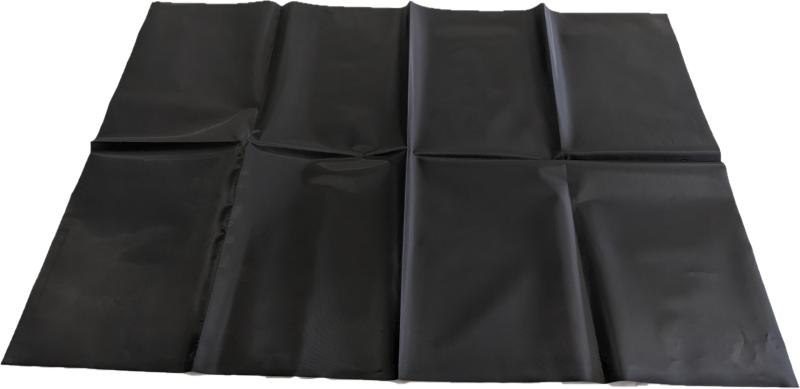 チェアマット フロアマット 床保護マット 日本製 まとめ売り(1袋2枚入) No.A858 ブラック 93cm×70cm フローリングや畳のキズ防止に。 リモートワーク、在宅勤務をストレスフリーに。 ホコリ lilishop6-store-10982382 LiLishop6 パッケージ画像