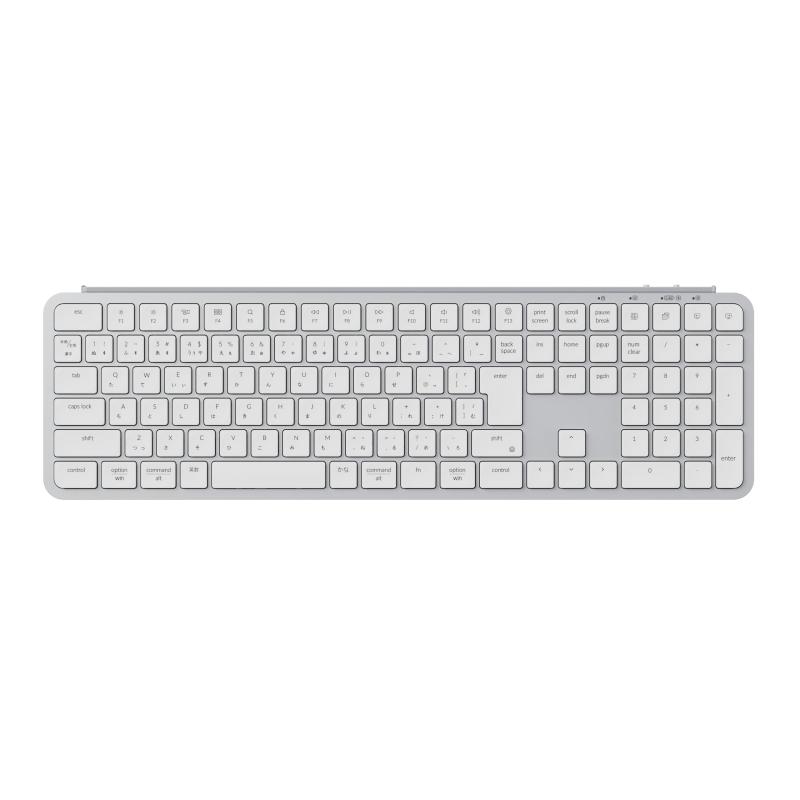 【】Keychron B6 Pro ウルトラスリム ワイヤレスキーボード、フルサイズ、テンキー付、ZMKカスタマイズ、シザースイッチ、2.4 GHz/Bluetooth 5.2/有線接続、ロングバッテリーライフ、Mac Wi