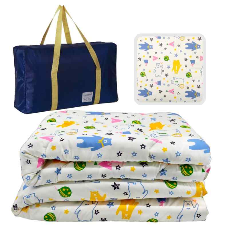 お昼寝布団セット 3点セットtopcharme 洗える 保育園 学童 掛布団 敷布団 バッグ付き 持ち運び収納バッグ