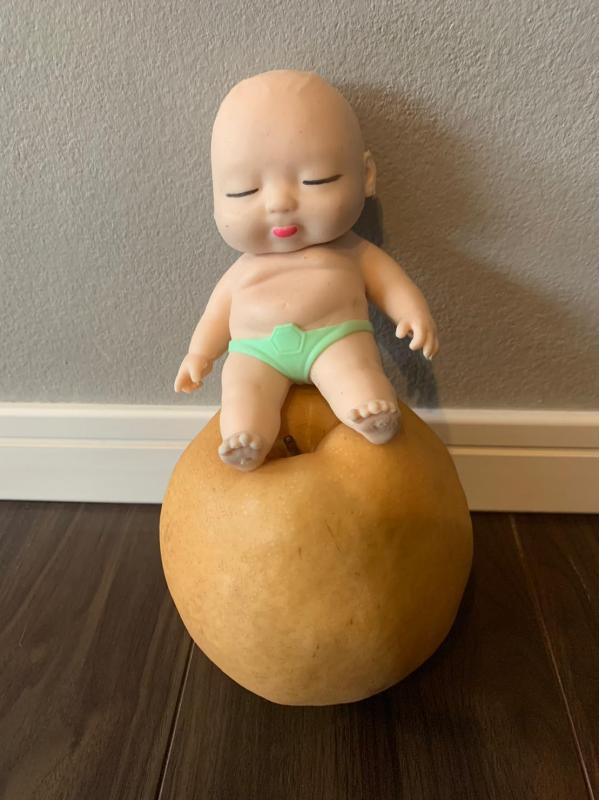 アグリーベイビーズ チビ 色お任せ3個セット 14CM スクイーズ 赤ちゃん 可愛い 玩...