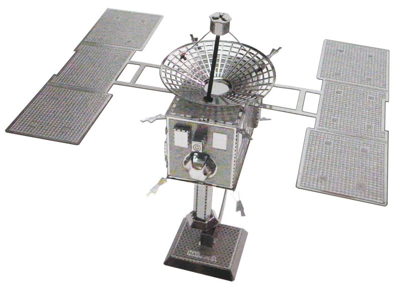 メタリックナノパズル スペースシャトルアトランティス&amp; はやぶさ