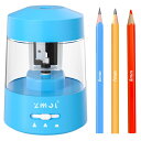 ZMOL 鉛筆削り 電動 自動 ミニ 充電式 自動停止機能 削りすぎ防止 コンパクトな鉛筆削り器 色鉛筆(6-8mm) 軽量 携帯 小学生 子供 学校/教室/オフィス/家庭に最適…