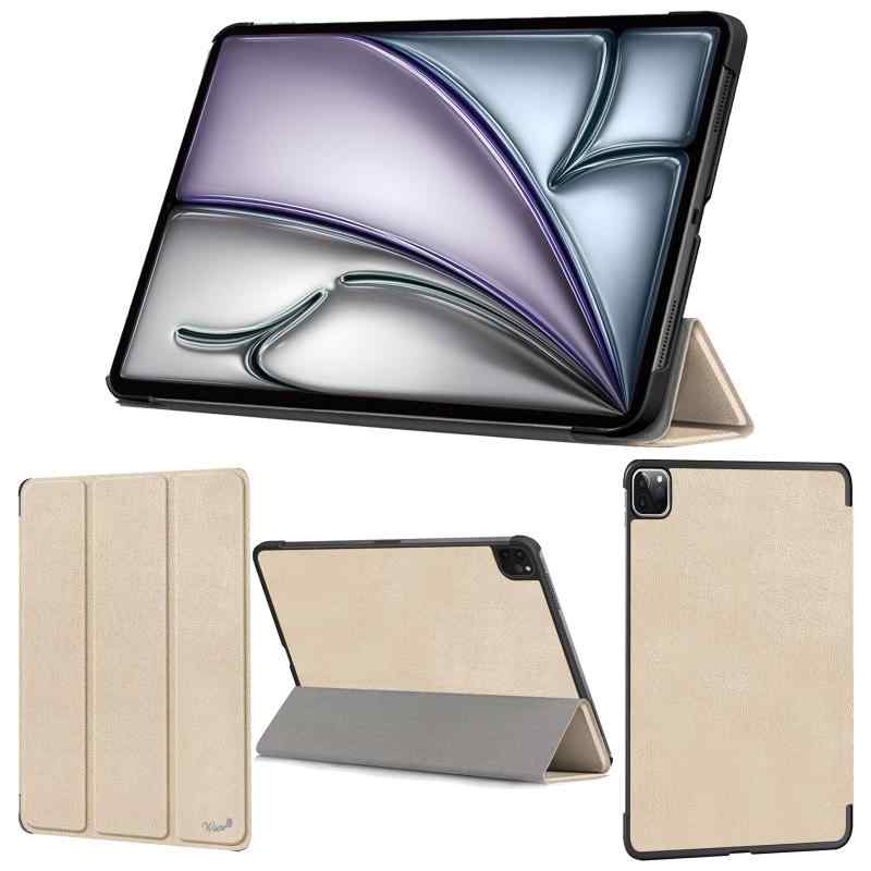 wisers iPad Air (M2) 13インチ タブレットケース 2024年 春モデル 対応 (保護フィルム 付き/スリムタイプ) タブレットカバー