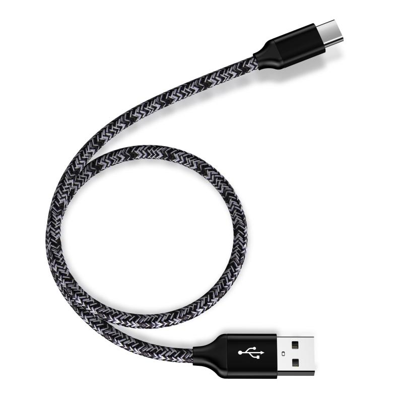 USB Type C ケーブル 50CM 3A急速充電 QC3.0対応 タイプc充電ケーブル 高耐久 ナイロン iPhone 15充電用 USB A to USB C ケーブル タイプc 充電ケーブル iPhone15シリーズ、Xperia XZ/XZ2