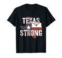 テキサスのプライド。テキサスのように強い。誇り高いテキサス州、ロンスター Tシャツ