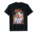 ストリートファイターポスターカバー 壮大なバトルロイヤル 象徴的なゲーマー Tシャツ