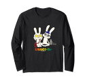 A-USAGI(えーうさぎ)_ 12 USAGI-Br(うさぎ兄妹) 長袖Tシャツ