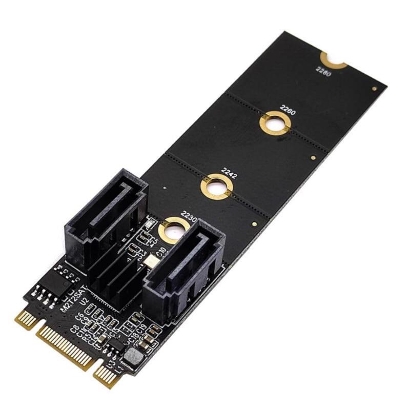 chenyang M.2 NGFF Key B+M to SATA 3.0 6Gbps Adapter Converter Hard Drive Extension Card JMB582 2280