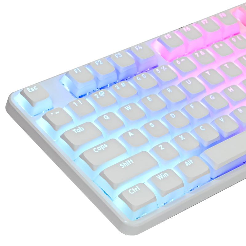 Ussixchare CherryMXスイッチ用ゲーミングキーキャップセットPBTTKL61/87/104/108-キーUSレイアウトキーボード