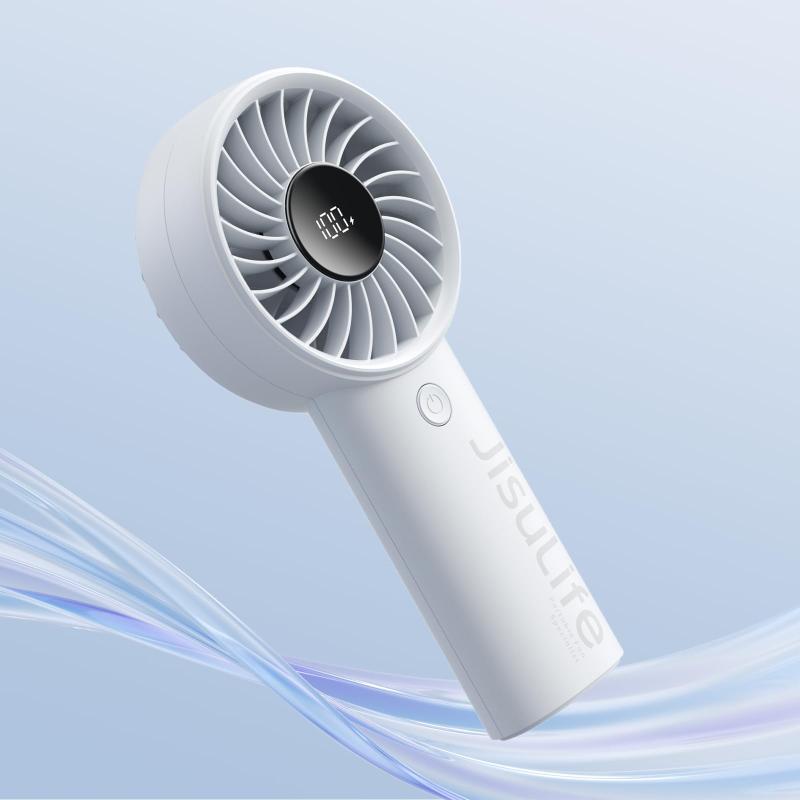 【2024夏の新型 ハンディファン】JISULIFE ハンディ扇風機 携帯扇風機 強力な風 5段階風量調節