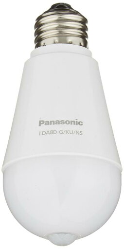 パナソニック LED電球 E26口金 電球60形相当 昼光色相当(7.8W) 一般電球・人感センサー LDA8DGKUNS パナソニック LED電球 E26口金 電球60形相当 昼光色相当(7.8W) 一般電球・人感センサー LDA8DGKUNS