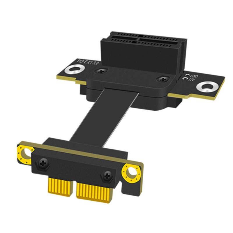 GLOTRENDS PCIe 3.0 X1ライザーケーブル - M.2、WiFi、Firewire、USB、サウンドカードなど用