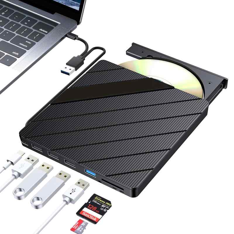 Octantis 外付けDVDドライブ CD DVDドライブ 【USB3.0/Type-C・再生/書き込み速度が速い・バスパワー・..