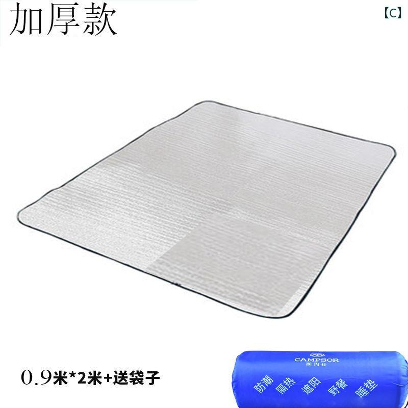 防潮 マット アルミ膜 キャンプ 野外 ピクニック テント 寝袋 厚手 軽量 防水 収納袋付き シングル ダブル サイズ展開 屋外 家庭用 キャンプ用品 lilishop6-store-10533124 LiLishop6 サンプル画像3