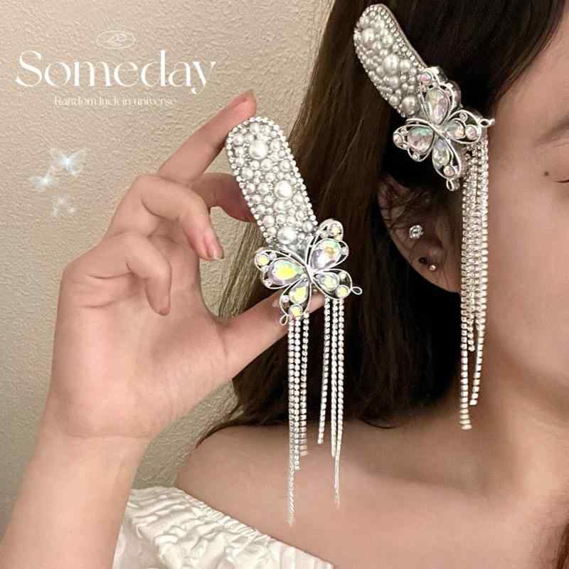 ・スタイル: 女式・処理工法: 手作業・種類: サイドクリップ・流行要素: 五角星・デザイン: プリンセス・寸法: 8.5×4×2cm・重量: 17g・スタイル分類: 清新甜美・カテゴリ: ヘアアクセサリー・対象: 女性・流行要素分類: 形状/パターン