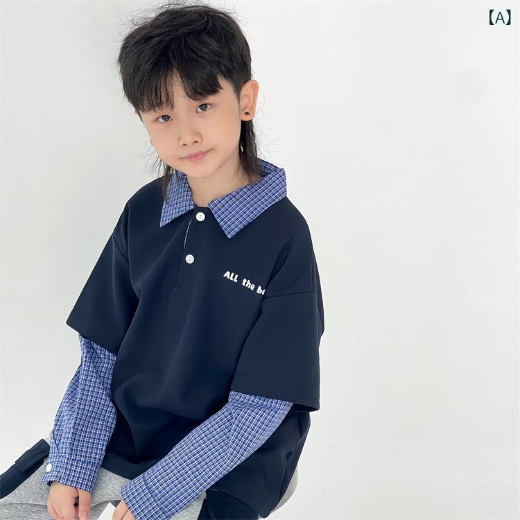 ・カテゴリ: 童服・スタイル: カジュアル・主な素材: ポリエステル100%・袖丈: 長袖・柄: チェック、アルファベット・カラー展開: ネイビー、ルージュ・サイズ展開: 100、110、120、130、140、150、160