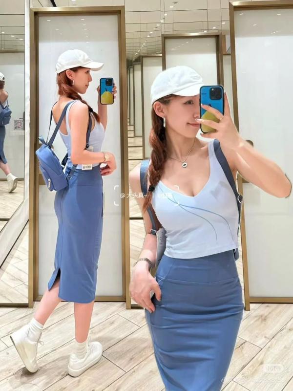 レディース スカート 包みスカート ハイウエスト ストレッチ ミドル丈 春夏 秋冬 ...