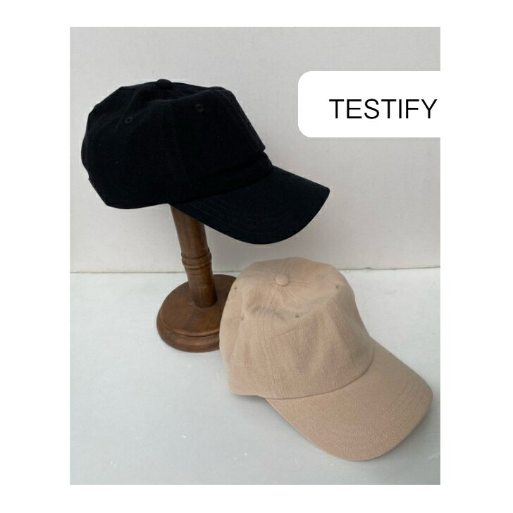 TESTIFY 男女兼用　TF10641LINEN FRANK CAP キャップ
