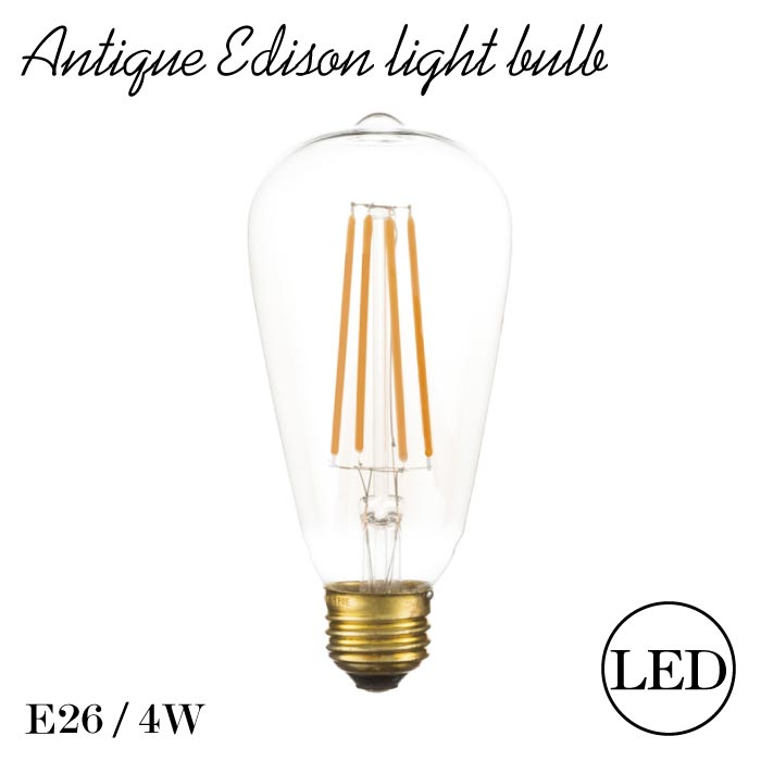 LED  L  饤 ƥꥢ LED ŵ  ⥵ E26 26 26mm 4W 4å ...