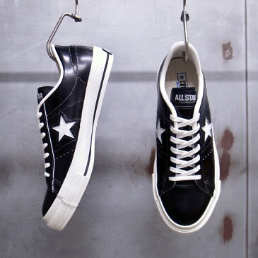 【 CONVERSE / コンバース 】 ONE STAR J / ワンスター J ［BLACK×WHITE］ MADE IN JAPAN / 日本製 ◆ 日本正規代理店商品