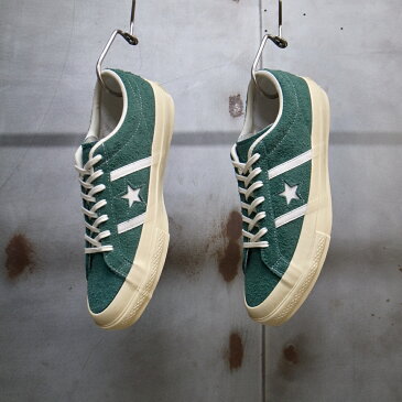 【 CONVERSE / コンバース 】 STAR&BARS US SUEDE / スター&バーズ US スエード [グリーン] JACK STAR / ジャックスター LIMITED MODEL ◆日本正規代理店商品