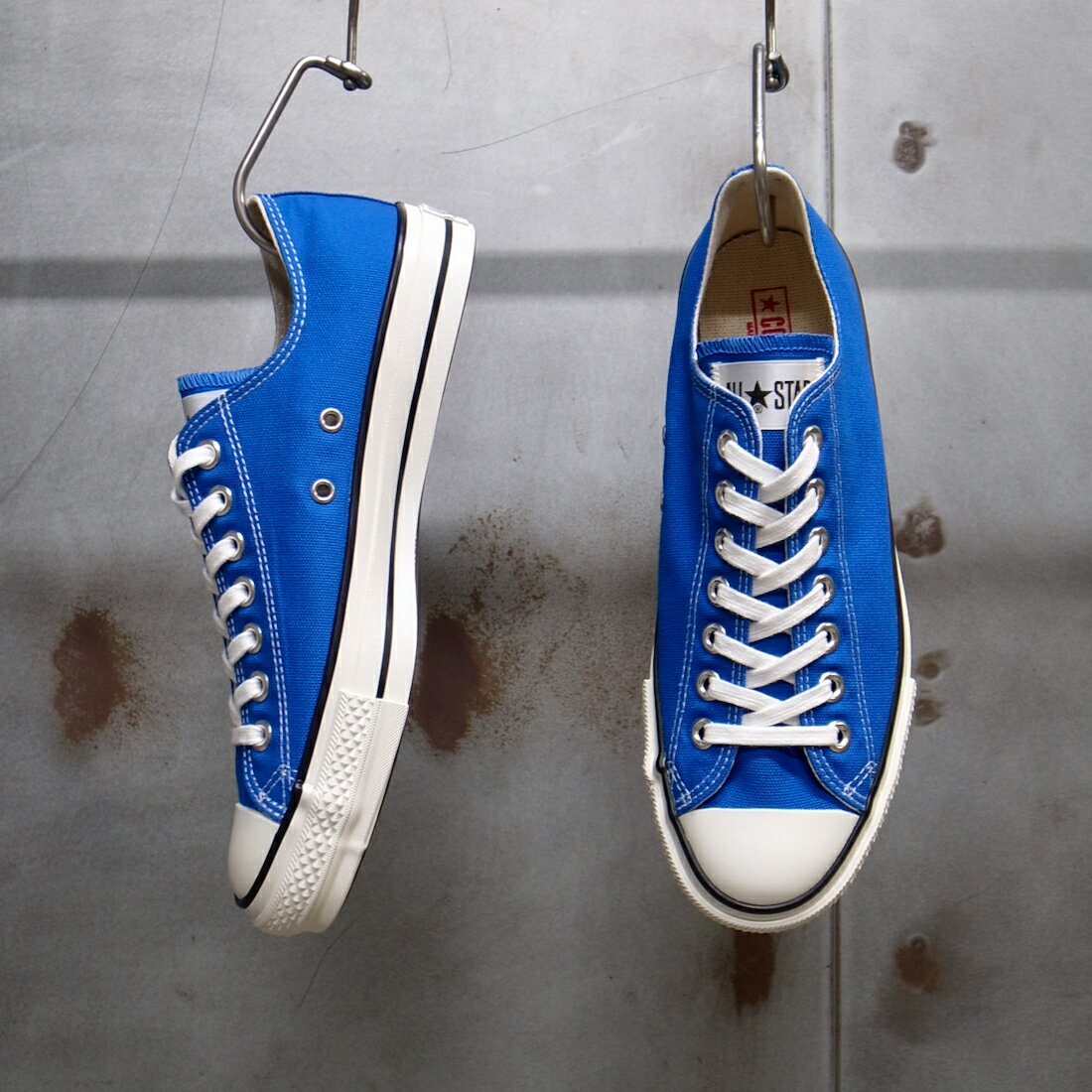 【 CONVERSE / コンバース 】 CANVAS ALL STAR J OX [BLUE] / キャンバス オールスター J OX [ブルー] MADE IN JAPAN