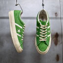 【 CONVERSE / コンバース 】 STAR BARS US SUEDE / スター バーズ US スエード ブライトグリーン JACK STAR / ジャックスター LIMITED MODEL ◆日本正規代理店商品