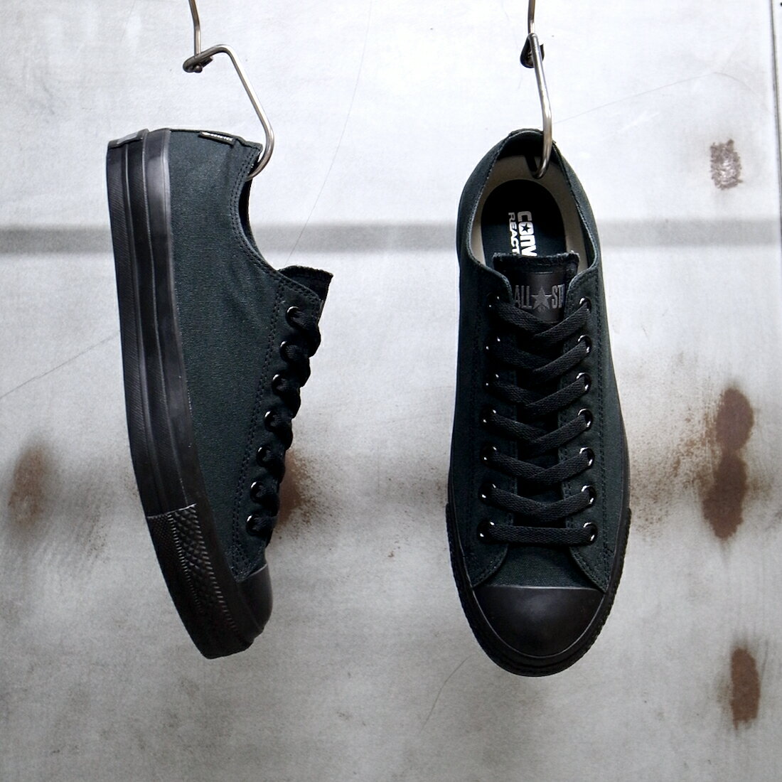 ［2024春の新作］【 CONVERSE / コンバース 】 ALL STAR ® GORE-TEX OX / オールスター ® ゴアテックス OX ［BLACKMONO / ブラックモノクローム］ ◆ 日本正規代理店商品