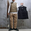 【 GRAMICCI × TAION / グラミチ × タイオン 】 G2FU-J083-TG INNER DOWN VEST / インナーダウンベスト 800フィルパワー