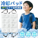 ★子供に優しいデザイン アイスパッド 背中冷感パッド クールパッド 接触冷感 PCM素材 背中冷却 取り付け簡単 ランドセル用 フック付 リュック 蒸れ防ぎ 肌にやさしい 薄型 ひんやりパッド 爽やか 子供向け 小さめ クールバック 洗える 疲れ解消 折りたため ランドセルパッド