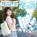 【背中がムレにくい通気性デザイン!】背中用 クールシート リュック クーラー 涼しい 冷却パッド 薄型 瞬間冷却 折りたたみ ひんやり パッド 学生 通学 冷感パッド 調節フック 簡単取り付け 冷却グッズ PCM クールパッド 軽い アイスパッド 背中ムレ 汗ムレ 冷感マット