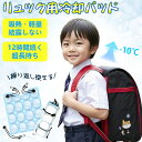 【夏の通学を涼しくに!】リュック用 冷感パッド ランドセル 冷却シート 背中 アイスマット アイスバッグ 接触冷感 リュッククーラー 背中保冷剤 パッド ランドセルカバー 夏用 子ども 通学 ひんやりパッド 保冷シート PCM クール パッド 暑さ対策 涼しい シート 冷却パッド
