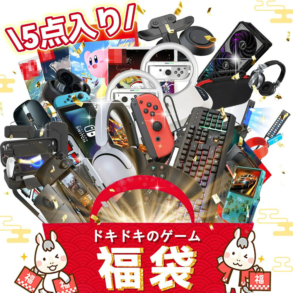 【2026年！豪華ゲーム応援！】ゲーム 福袋 2026 ハッピーバッグ メンズ レディース HAPP ...